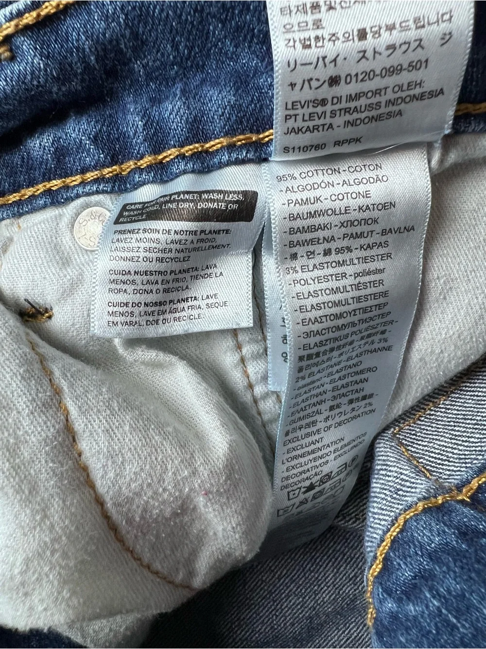 Levi’s Men’s Jeans 505 Classic Blue Straight Fit Size 32 Everyday Staple